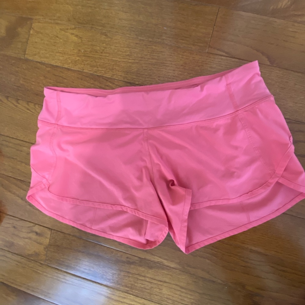 Lululemon Speed Shorts pink — Size 8